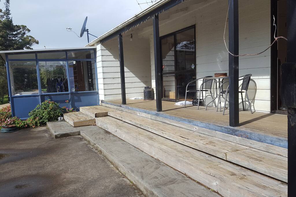 Entrance and another deck