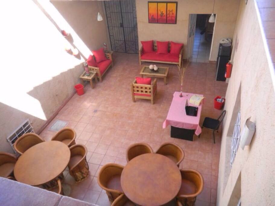 Patio principal de la casa
