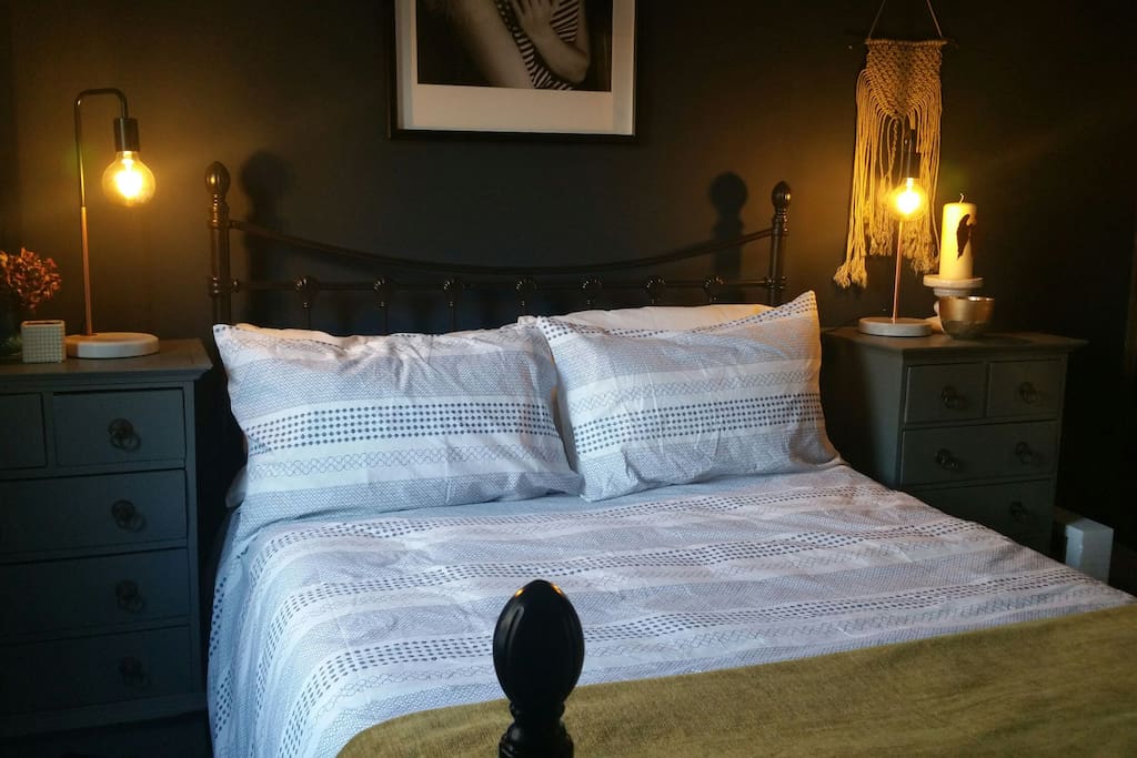 Fabulous double bed, very comfy, warm and snuggly
