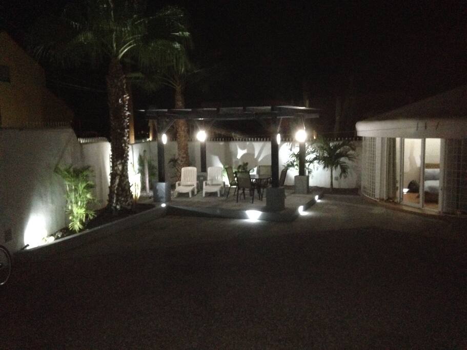terraza con pergola