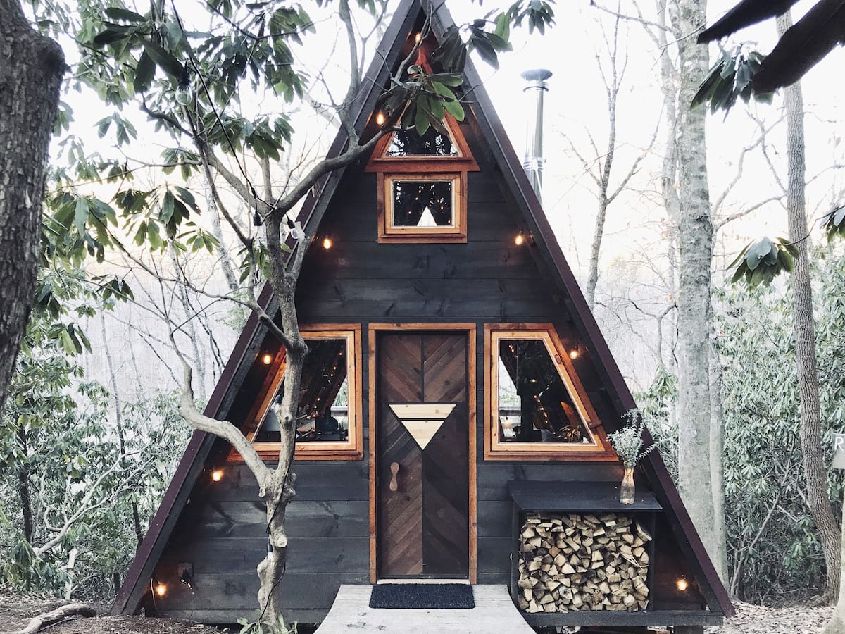 A-Frame Airbnb in Asheville