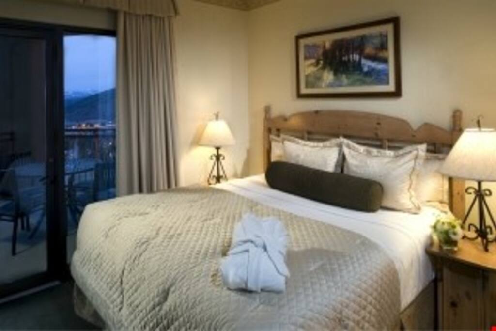 Sink into to the plush beds.