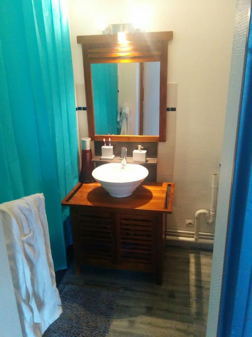 Salle de bain baignoire douche