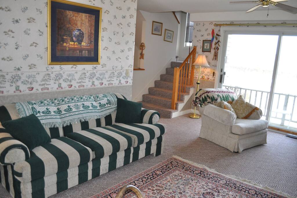 Open Living, Dining and Kitchen Area