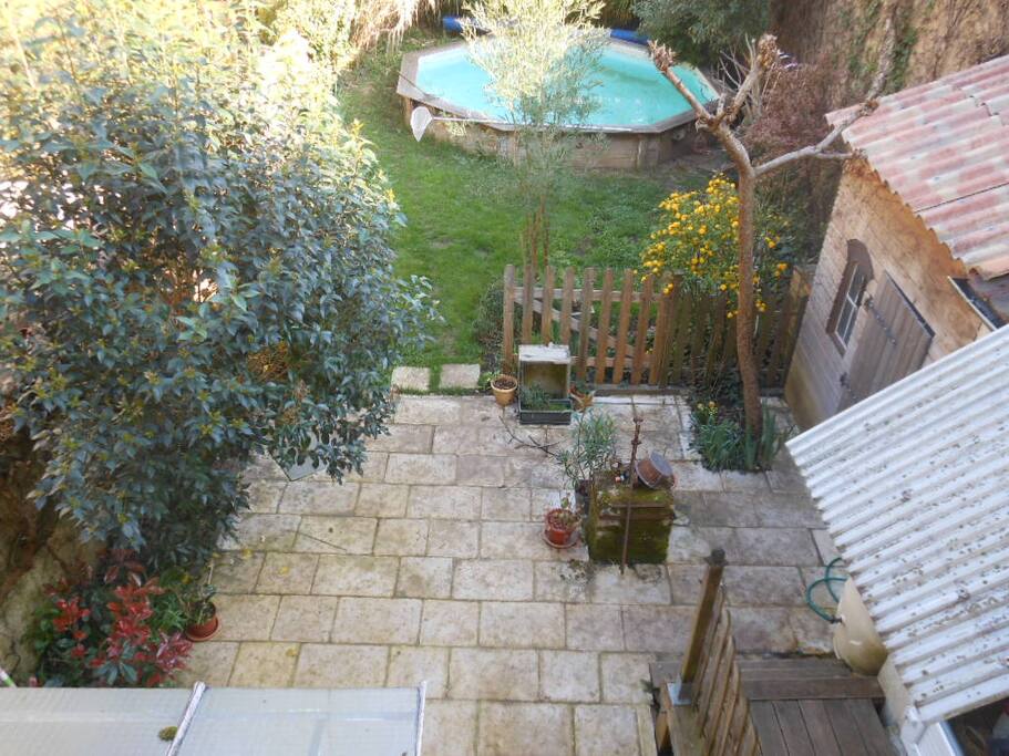 terrasse et jardin