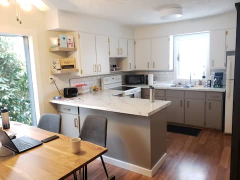 Clean home, large private yard and ample parking