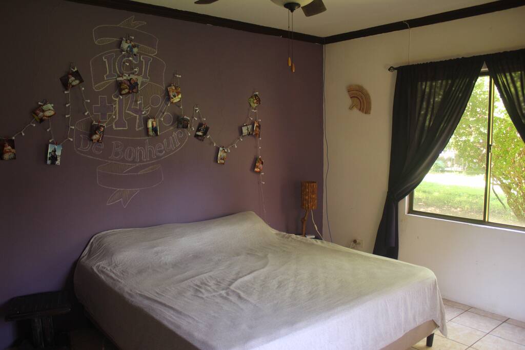 Bedroom 1: King bed, big dressing