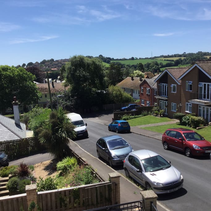 View from bedroom window