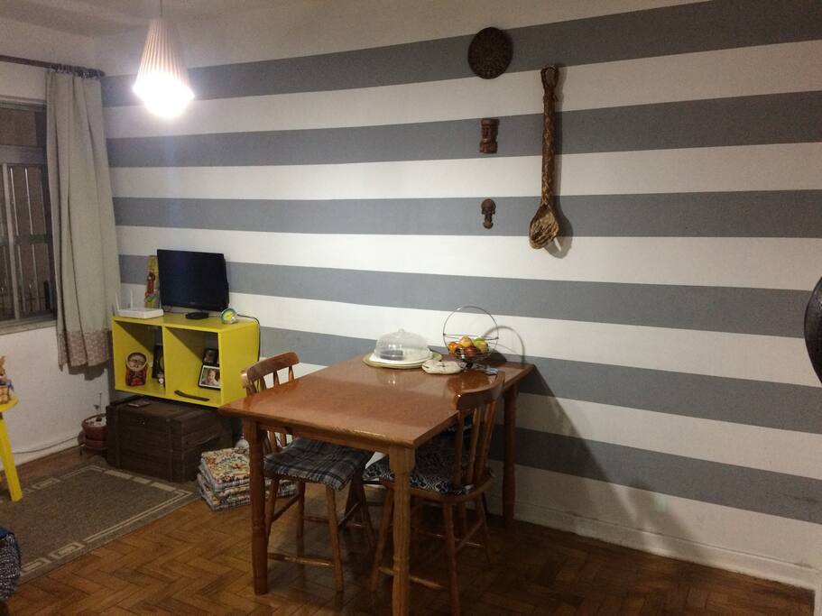 Sala de estar e jantar