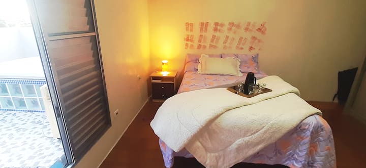 Წყვილის ოთახში ხელმისაწვდომია მზის სივრცე ☀️ და თბობადი ჰიდრომასაჟი.