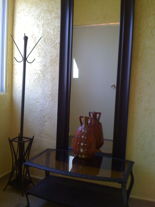 The main entrance of the house salutes you