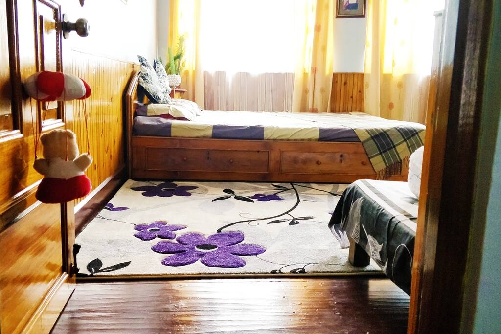 Warm and cosy wooden interiors.