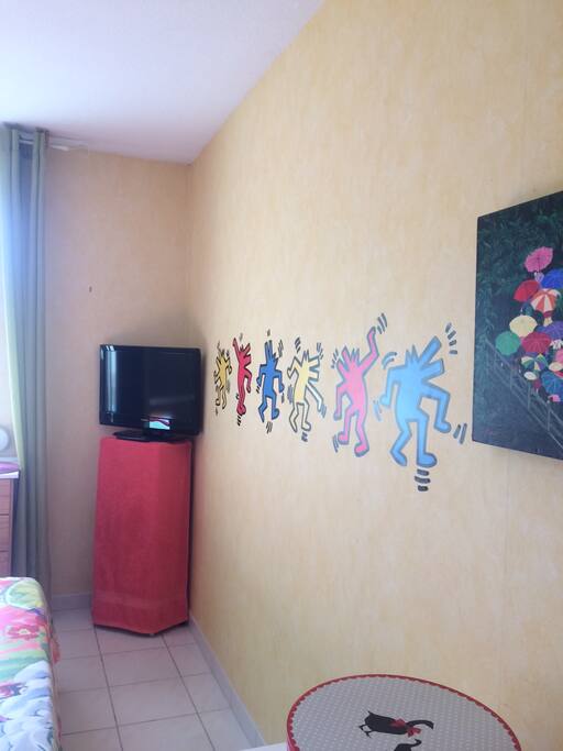 chambre coin télé
