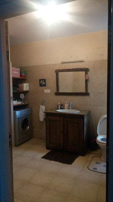 SHARED BATHROOM AND LAUNDRY