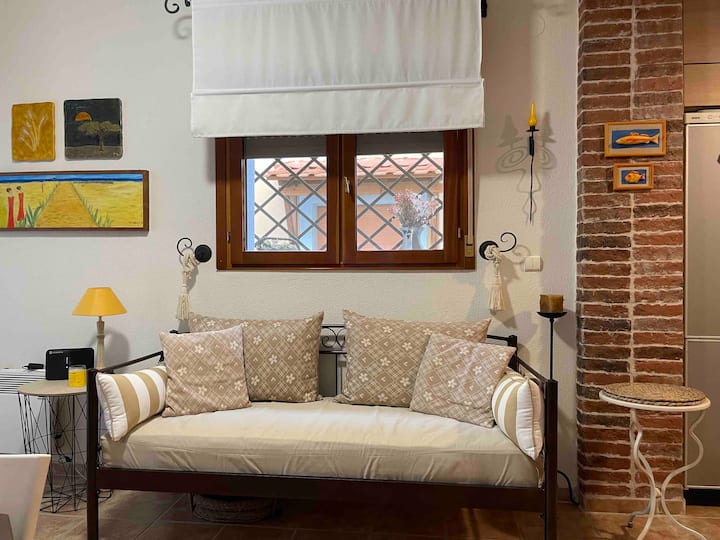 הספה הנפתחת לסלון. 