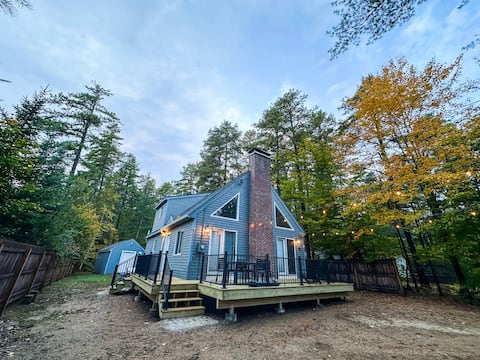 Comfortable chalet in Tamworth, walk to lake