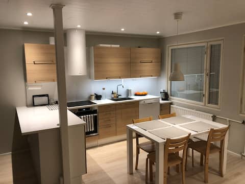 Detached house 3 bedrooms, near the center of Kajaani.