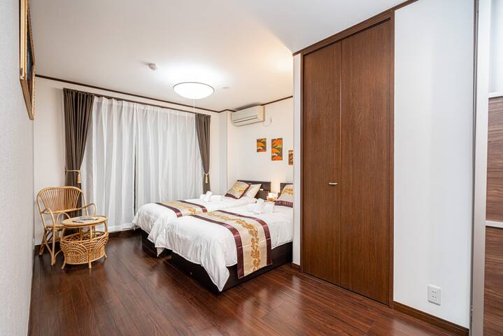 120平米貸切5室3トイレ2浴室宴会最適パーティー可和風体験、駅近空港直通、ディズニーランド直通バス gallery image 5