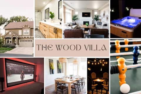 WoodVilla w/Hot Tub, Movie Theater, & Game Room