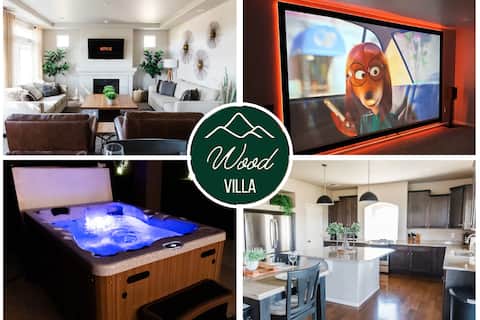 Spacious 6BR Retreat • Theater • Hot Tub  • 16+