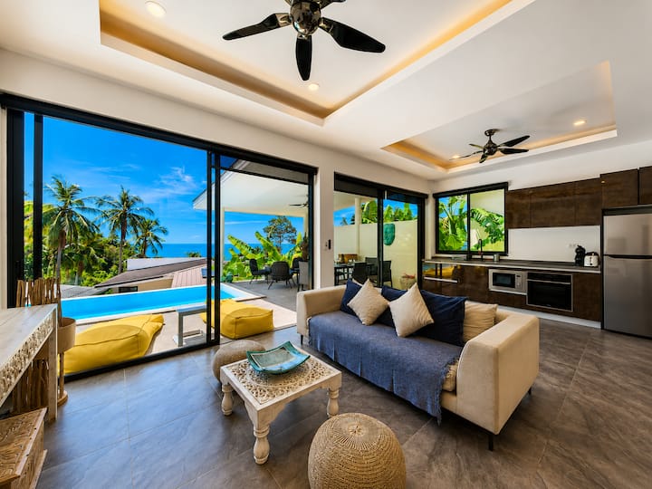 Palm Bay Villa - Lamai Seaview - 3 Bedrooms - Ko Samui