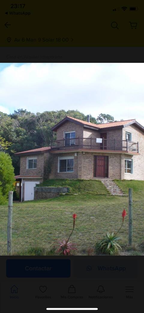Gran casa frente a la playa.