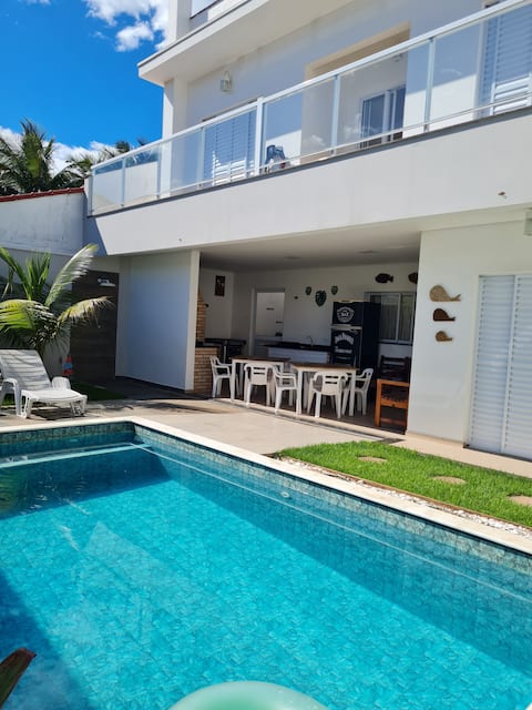 House and Pool 50 meters from the beach