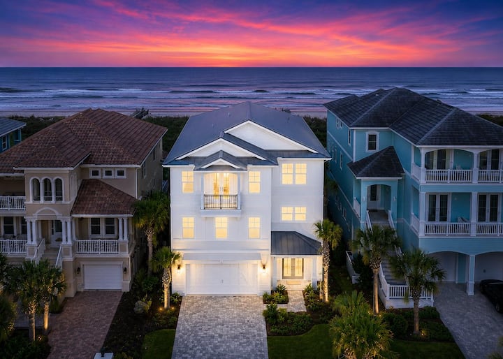 Cinnamon Beach New Oceanfront Heated Pool Home/pri - Palm Coast, FL