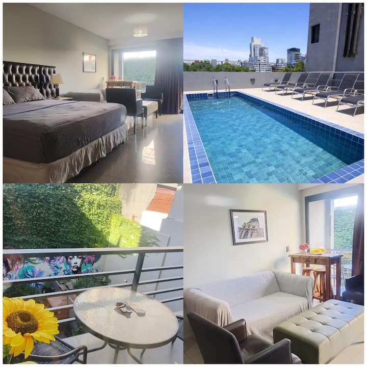 Современная меблированная квартира с 1 спальней в Palermo Hollywood