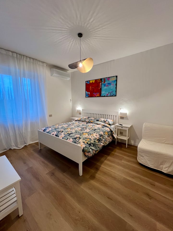 Double bedroom with armchair bed