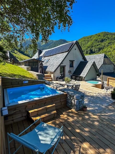 Chalet for 5 people
Nordic hot tub
Pool Terrace