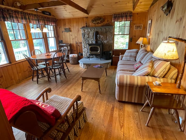 Lakefront Getaway Cabin/private Sandy Beach! - Bridgton, ME