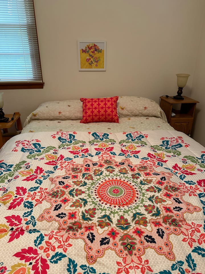 フルサイズベッド。