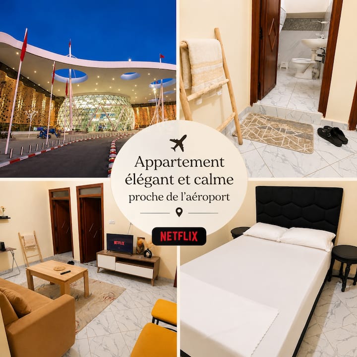 Maison Dans Un Quartier Calme Proche De L'aéroport - Marrakesch