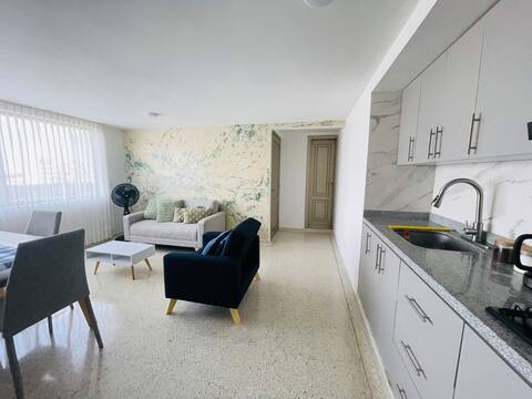Top Airbnb: Central apartment with air conditioning near clinics in Los Cámbulos