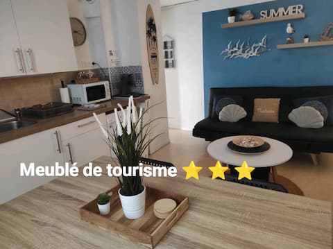 Successful Airbnb property: Le Petit Moussaillon city center + parking in Dieppe