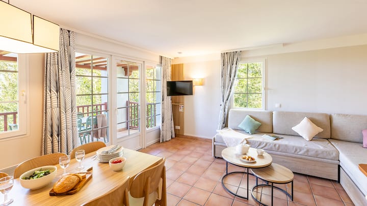 Pierre&vacances-appart 8 Pers-3 Ch-balcon-rénové - Urrugne