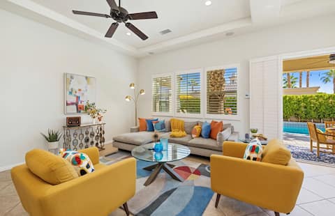 Popular Airbnb listing: Private Pool & Spa | 2 Suites | Golf & Tennis in La Quinta
