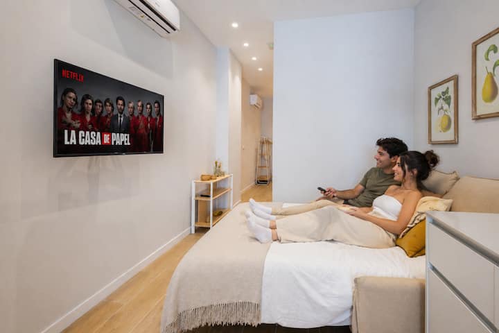 Sea Rooms | 4 Guests | Ac & Wifi | 15 Min Beach - Estadio de Mestalla