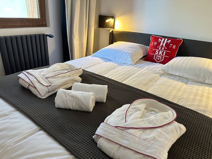 Dhomë gjumi me krevat dopio 160x200 shtroja të reja dhe me cilësi të lartë! 