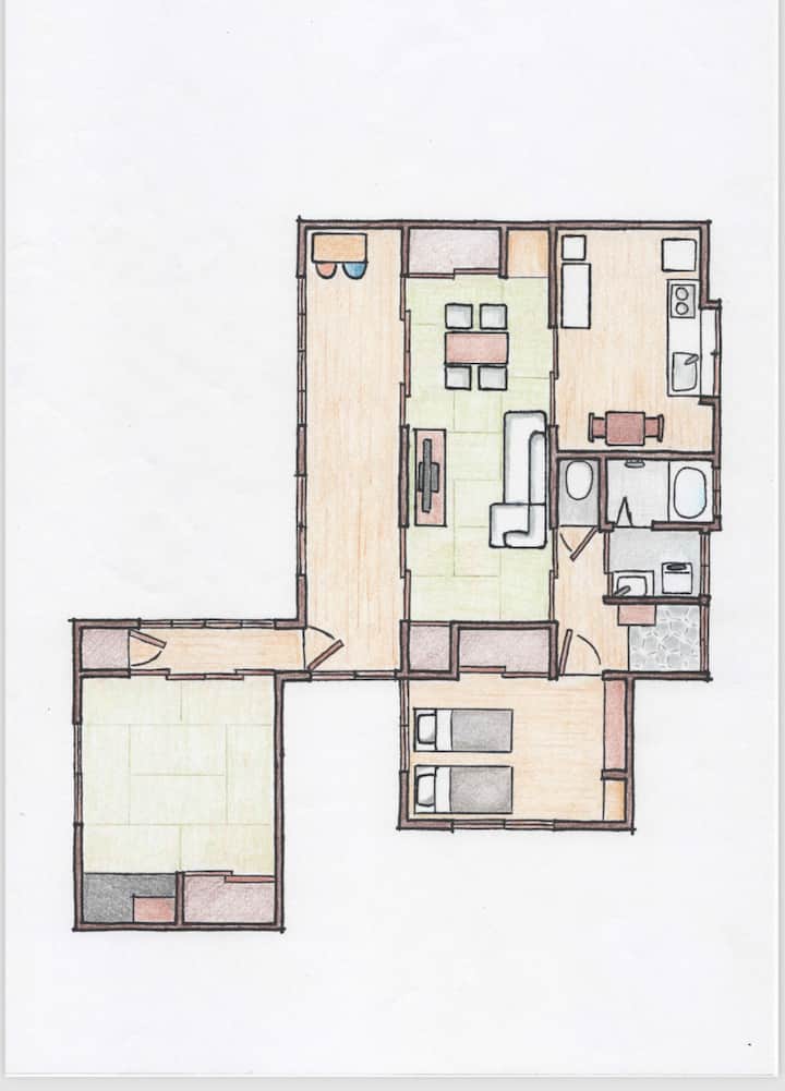 Quiet 2br House, Ideal For Island And Food Trips - Giappone