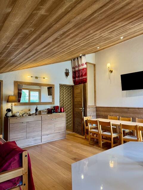 Beautiful Belle Plagne apartment, on the slopes