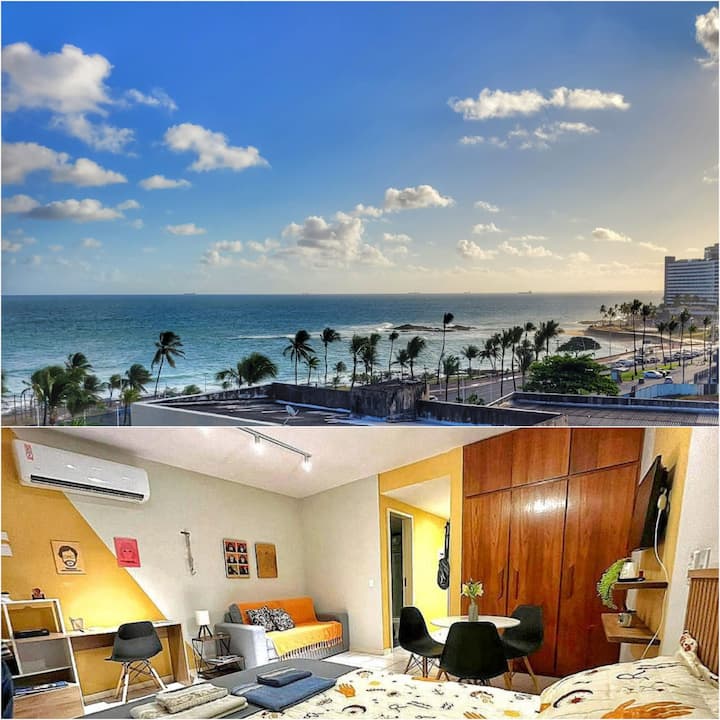 Lugar Especial 2min Praia | Ondina Vista Mar Top! - Bahía