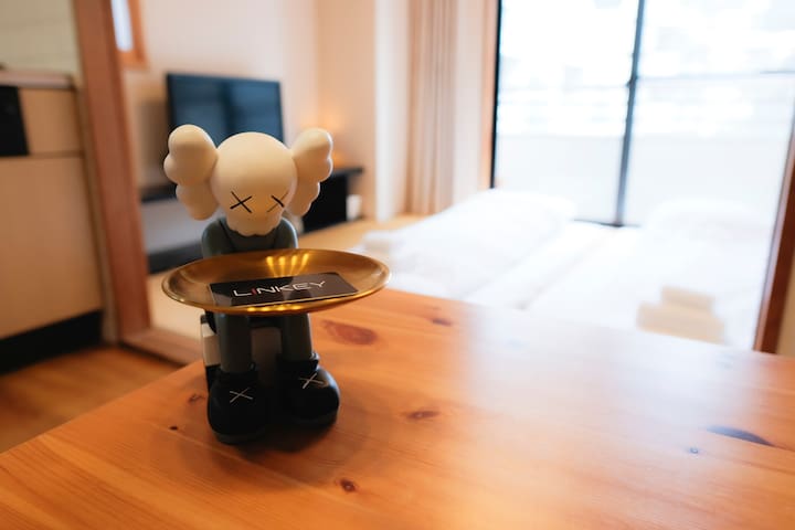 新宿/池袋/上野/山手線徒歩3分／キッチン付個室2部屋／エレベーター/ダブルバルコニー