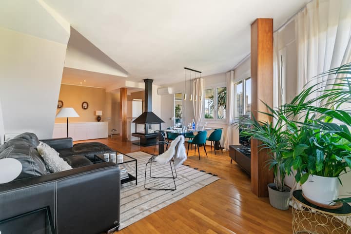 3 Bedroom Penthouse Rooftop Garden/panoramic Views - Barcelona