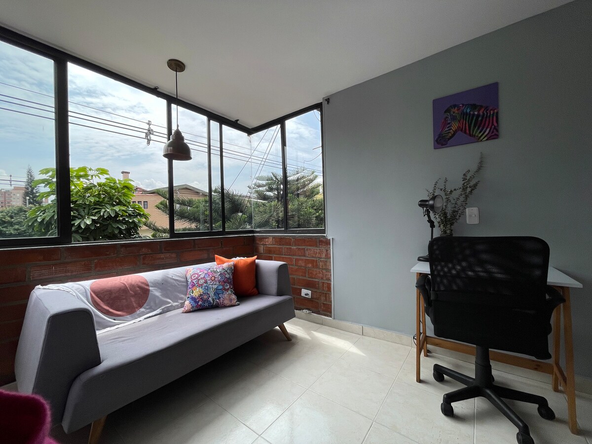 Salle et espace de travail à distance