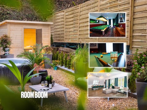 RheinsteigChalet | Whirlpool-Sauna-Billard-Kicker