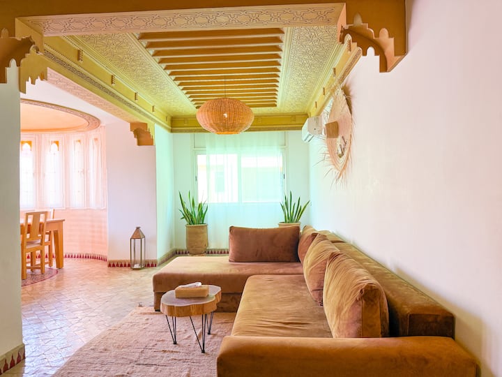 Charming 2 Bedroom Apartment With Balcony - Gueliz - Marrakesh