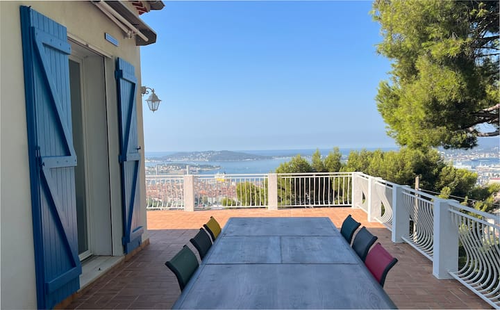 Villa Faron Bleu : Vue Mer, Piscine, Spa, Clim - Toulon