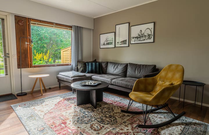 Cozy Ranua Koivutie Townhouse With Sauna & Terrace - Ranua